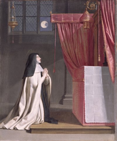 La visione di Santa Giuliana di Mont Cornillon da Philippe de Champaigne